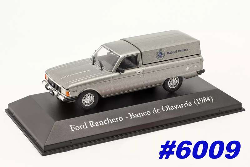 Ford Ranchero 1984 silver grey 1:43 Hachette NEWinBlister #6109 instant wheels