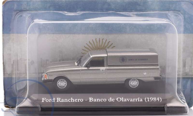 Ford Ranchero 1984 silver grey 1:43 Hachette NEWinBlister #6109 instant wheels