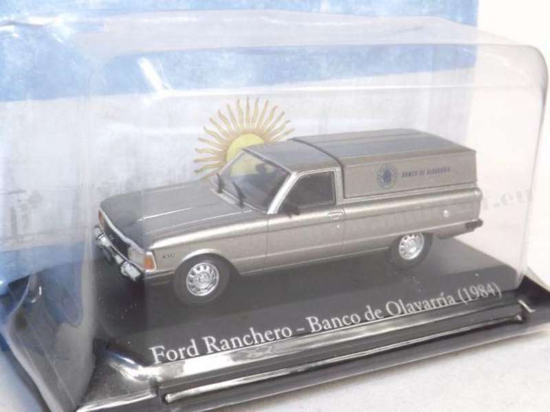 Ford Ranchero 1984 silver grey 1:43 Hachette NEWinBlister #6109 instant wheels