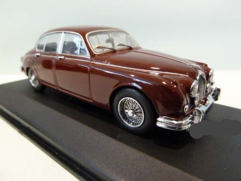Jaguar Mk.II 2000 dark red 1/43 Cararama NEW+boxed #6110 instant wheels