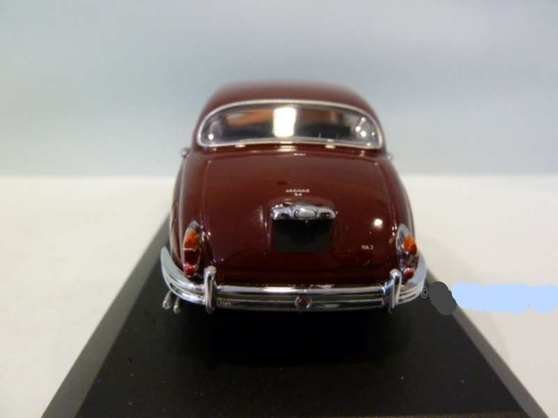 Jaguar Mk.II 2000 dark red 1/43 Cararama NEW+boxed #6110 instant wheels