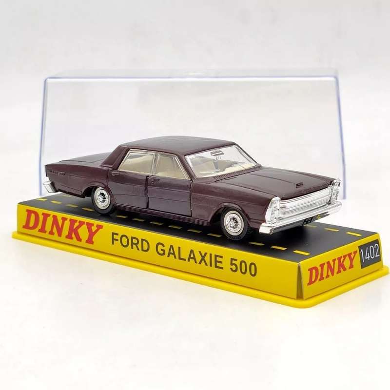 Ford Galaxie 500 1966 black 1/43 Atlas/Dinky NEW+boxed #6111 instant wheels