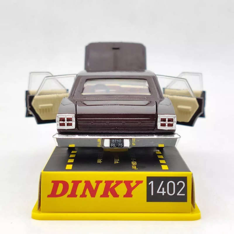 Ford Galaxie 500 1966 black 1/43 Atlas/Dinky NEW+boxed #6111 instant wheels