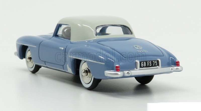 Mercedes-Benz 190SL 1956 grey/blue 1/43 Norev NEW+boxed #6112 instant wheels