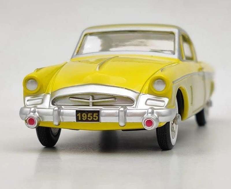 Studebaker Speedster Coupe 1955 yellow+gold 1/43 GFCC TOYS NEW+boxed #6113 instant wheels