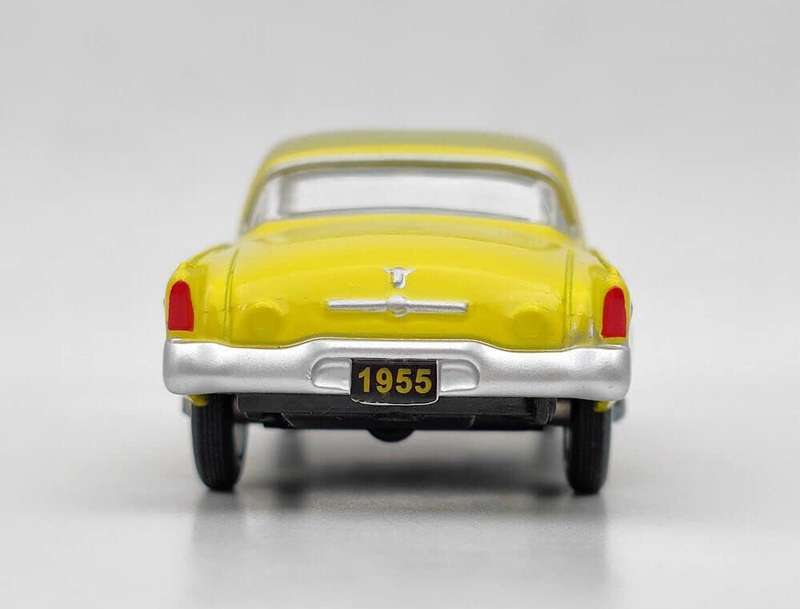 Studebaker Speedster Coupe 1955 yellow+gold 1/43 GFCC TOYS NEW+boxed #6113 instant wheels