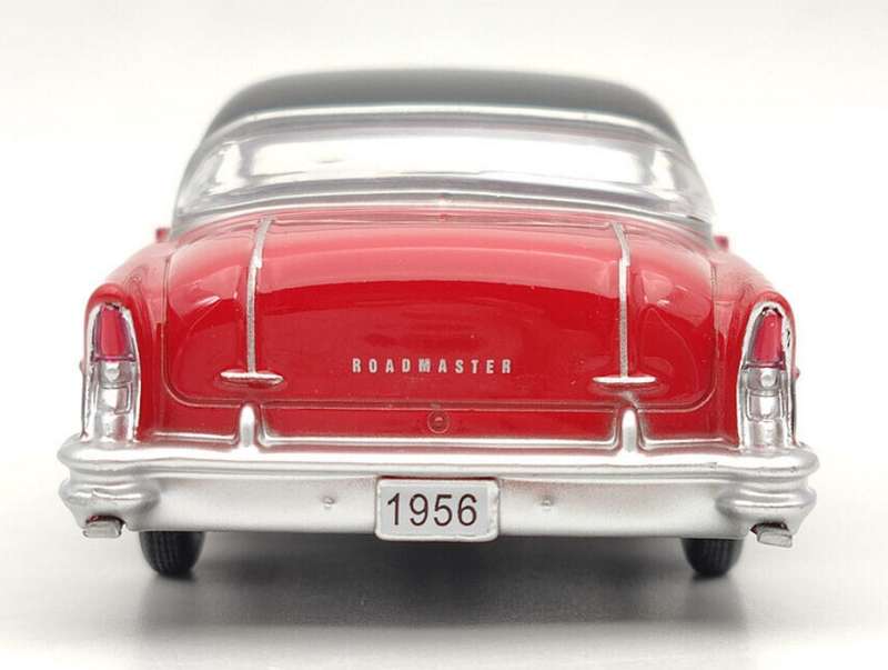 Buick Roadmaster-Riviera 4-door hardtop 1956 red+black 1/43 GFCC TOYS NEW+boxed #6114 instant wheels