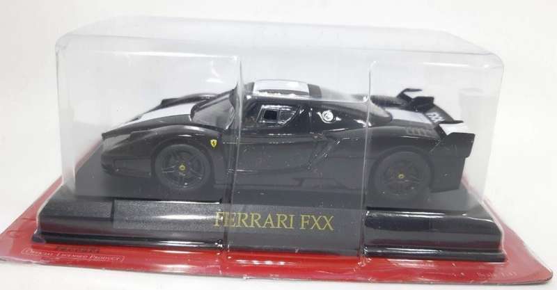 Ferrari FXX 2005 black+white 1/43 IXO/Altaya NEWinBlister #6115 instant wheels
