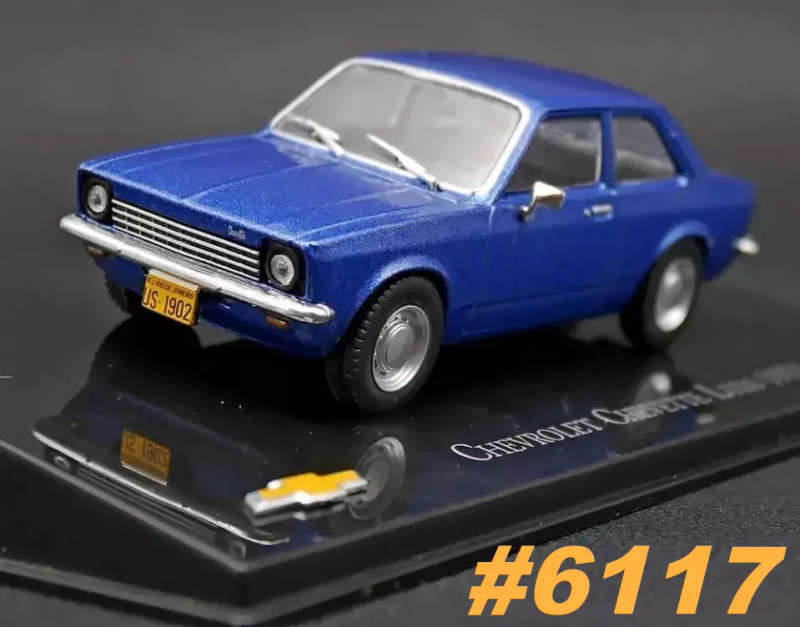 Chevrolet Chevette Luxo 1973 blue-met 1/43 IXO/Altaya NEWinBlister #6117 instant wheels