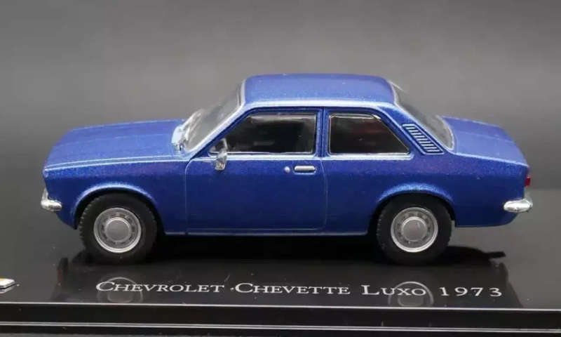 Chevrolet Chevette Luxo 1973 blue-met 1/43 IXO/Altaya NEWinBlister #6117 instant wheels
