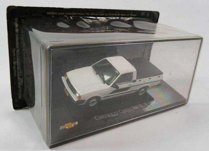 Chevrolet Chevy 500 SL/E 1988 pick-up white/black 1/43 IXO/Altaya NEW+boxed #6119 instant wheels