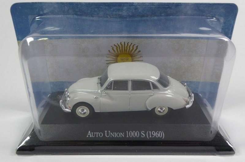 Auto Union DKW 1000S 1960 lt.grey 1/43 IXO/Altaya NEW+boxed #6120 instant wheels