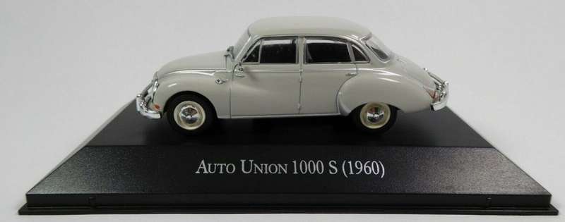 Auto Union DKW 1000S 1960 lt.grey 1/43 IXO/Altaya NEW+boxed #6120 instant wheels