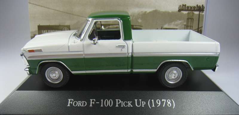 Ford F-100 Pick-up 1978 green/white 1/43 IXO/DeAgostini NEWin Blister #6121 instant wheels
