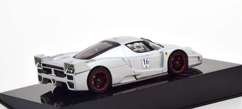 Ferrari Enzo FXX #16 silver 2005 1/43 Hot Wheels Elite NEW+boxed #6125 instant wheels
