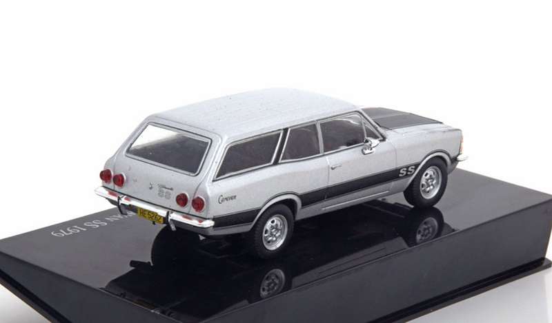 Chevrolet Opala ser.2 Caravan/st'nwgn SS 1979 silver 1/43 IXO/Altaya NEW+boxed #6128 instant wheels