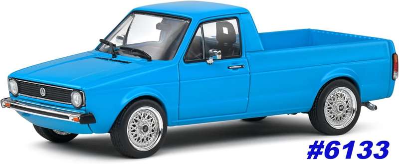 Volkswagen Golf Caddy (14D) Pick-up 1990 blue 1/43 Solido NEW+boxed #6133 instant wheels