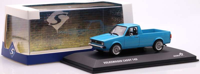 Volkswagen Golf Caddy (14D) Pick-up 1990 blue 1/43 Solido NEW+boxed #6133 instant wheels