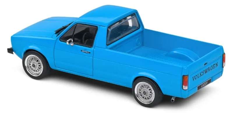 Volkswagen Golf Caddy (14D) Pick-up 1990 blue 1/43 Solido NEW+boxed #6133 instant wheels