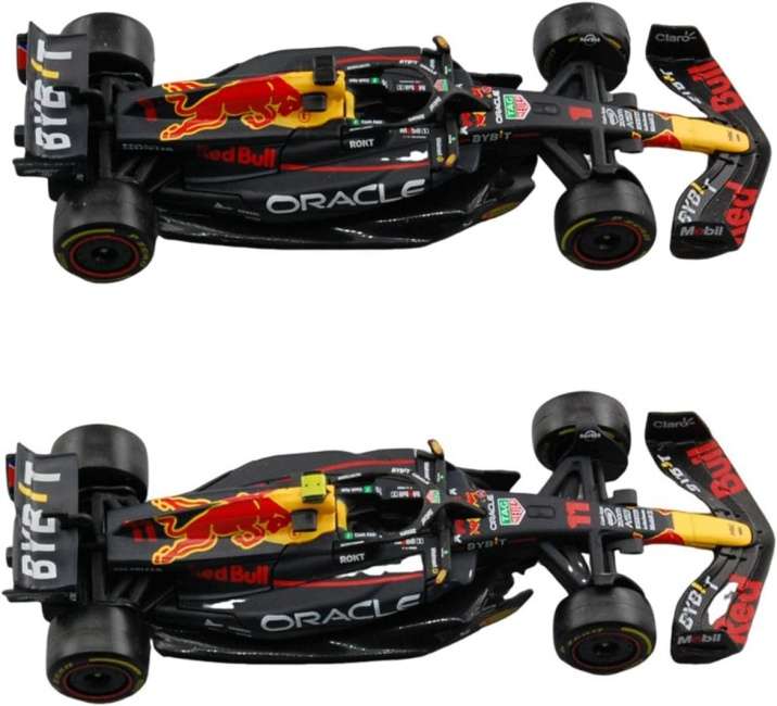 RedBull RB19 F1 2023 M.Verstappen/#1+S.Perez/#11 2carset 1/43 Bburago NEW+boxed #6134 instant wheels