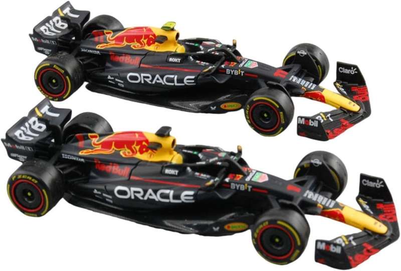 RedBull RB19 F1 2023 M.Verstappen/#1+S.Perez/#11 2carset 1/43 Bburago NEW+boxed #6134 instant wheels