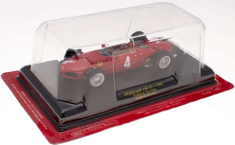 Ferrari 156 F1 1961 (Wolfgang von Trips) 1/43 IXO/Altaya NEWinBlister #6136 instant wheels