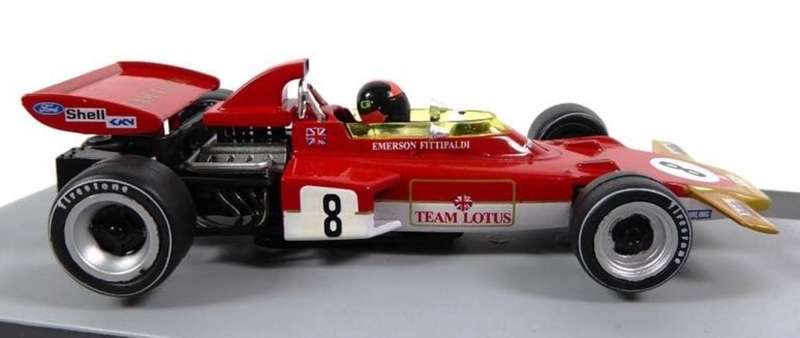 Lotus 72D F1  #8 (E.Fittipaldi) 1971 red 1/43 IXO/Altaya NEW+boxed #6137 instant wheels