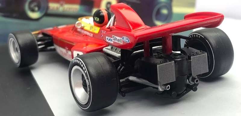 Lotus 72D F1  #8 (E.Fittipaldi) 1971 red 1/43 IXO/Altaya NEW+boxed #6137 instant wheels