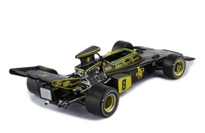 Lotus 72D F1  #8 (E.Fittipaldi) 1972 black/gold 1/43 IXO/Altaya NEW+boxed #6138 instant wheels