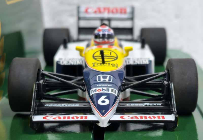 Williams FW11B #6 F1 N. Piquet World Champion 1987 1/43 IXO/Altaya NEW+boxed #6140 instant wheels