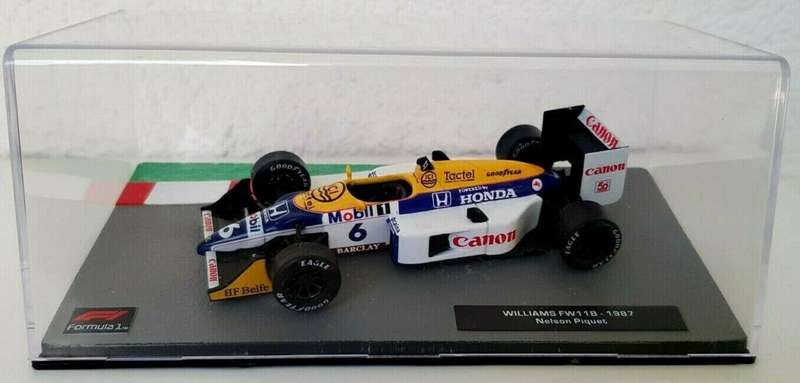 Williams FW11B #6 F1 N. Piquet World Champion 1987 1/43 IXO/Altaya NEW+boxed #6140 instant wheels