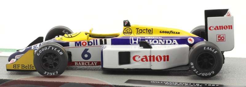 Williams FW11B #6 F1 N. Piquet World Champion 1987 1/43 IXO/Altaya NEW+boxed #6140 instant wheels