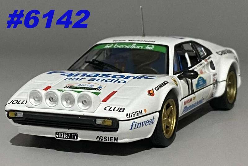 Ferrari 308GTB #12 Winner Targa Florio 1982 Tognana+DeAntoni 1/43 IXO NEW+boxed #6142 instant wheels