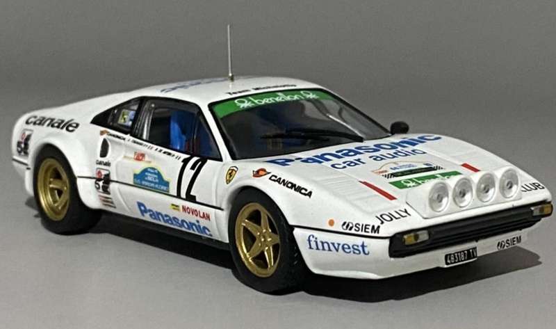 Ferrari 308GTB #12 Winner Targa Florio 1982 Tognana+DeAntoni 1/43 IXO NEW+boxed #6142 instant wheels