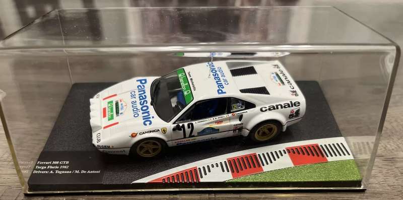 Ferrari 308GTB #12 Winner Targa Florio 1982 Tognana+DeAntoni 1/43 IXO NEW+boxed #6142 instant wheels