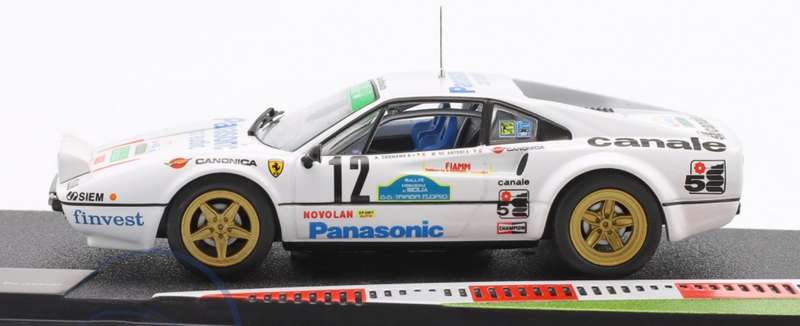 Ferrari 308GTB #12 Winner Targa Florio 1982 Tognana+DeAntoni 1/43 IXO NEW+boxed #6142 instant wheels
