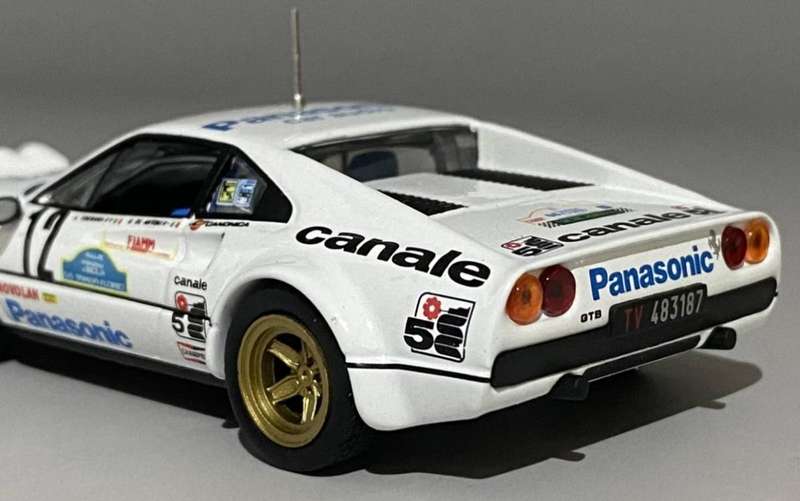 Ferrari 308GTB #12 Winner Targa Florio 1982 Tognana+DeAntoni 1/43 IXO NEW+boxed #6142 instant wheels