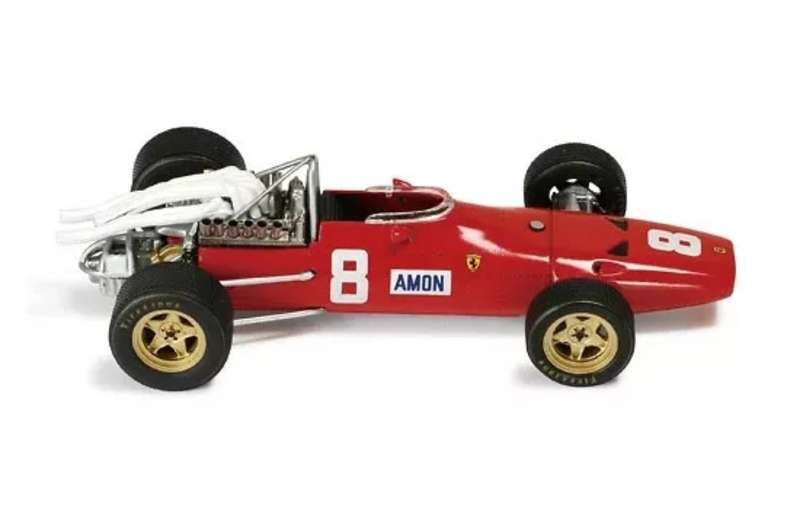 Ferrari 312 #8  F1 1967 Chris Amon 1/43 IXO/Altaya NEWinBlister #6144 instant wheels