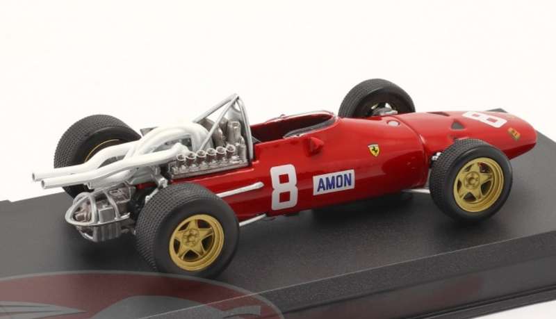 Ferrari 312 #8  F1 1967 Chris Amon 1/43 IXO/Altaya NEWinBlister #6144 instant wheels