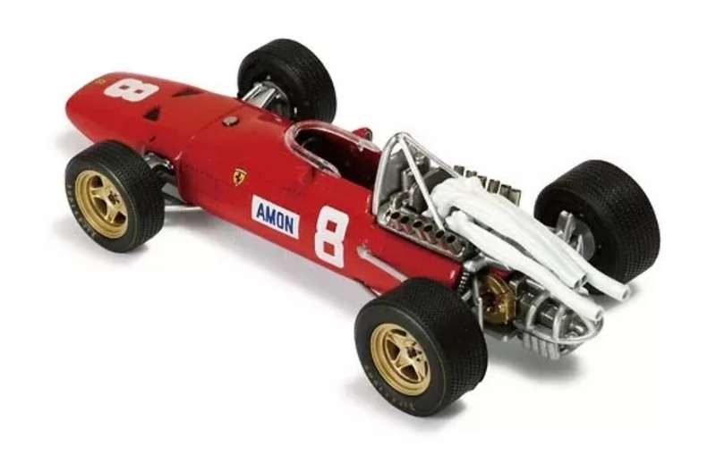 Ferrari 312 #8  F1 1967 Chris Amon 1/43 IXO/Altaya NEWinBlister #6144 instant wheels