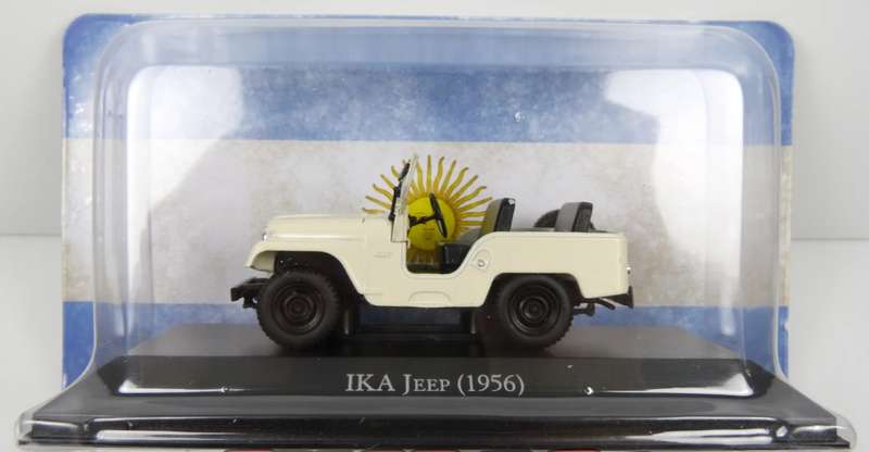 IKA Jeep 1956 (GDR/DDR) white 1/43 IXO NEWinBlister #6146 instant wheels