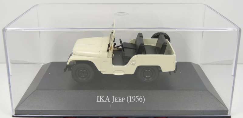 IKA Jeep 1956 (GDR/DDR) white 1/43 IXO NEWinBlister #6146 instant wheels