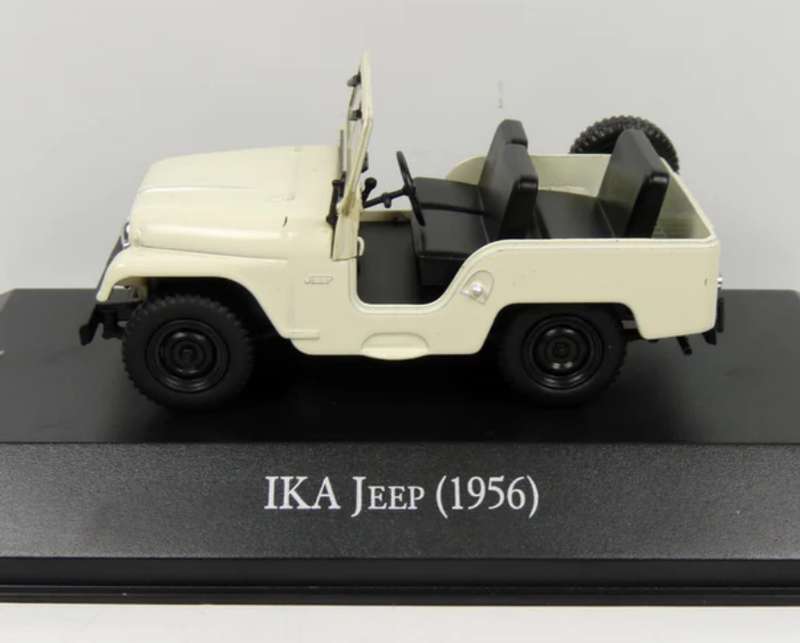 IKA Jeep 1956 (GDR/DDR) white 1/43 IXO NEWinBlister #6146 instant wheels