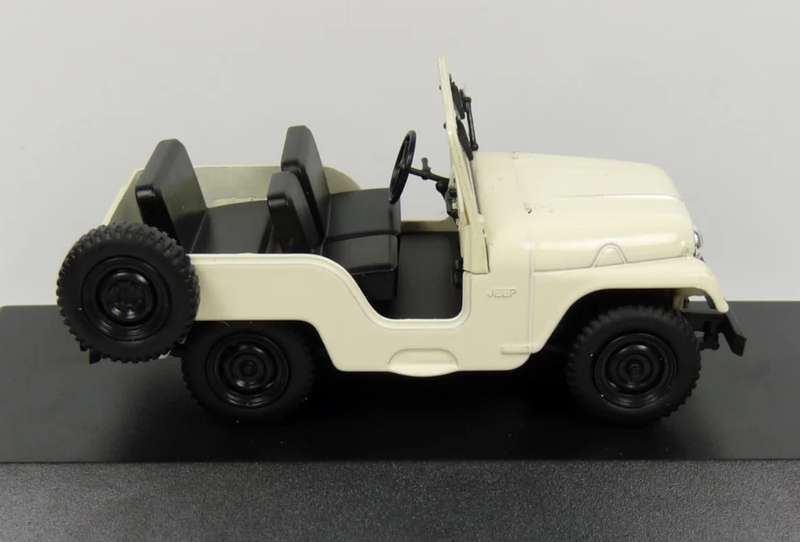 IKA Jeep 1956 (GDR/DDR) white 1/43 IXO NEWinBlister #6146 instant wheels