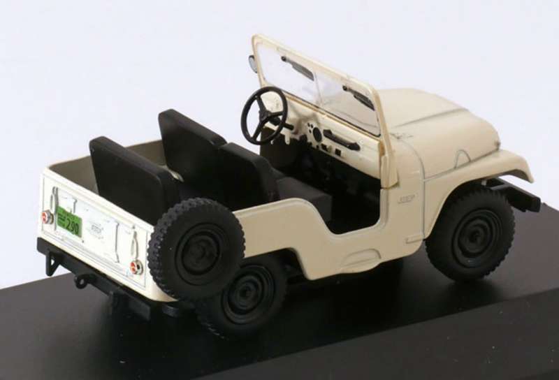 IKA Jeep 1956 (GDR/DDR) white 1/43 IXO NEWinBlister #6146 instant wheels