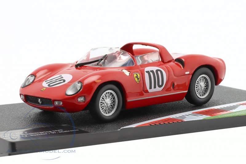 Ferrari 250 P #110 1000km NurburgRing 1963 Surtees 1/43 IXO NEW+boxed #6149 instant wheels
