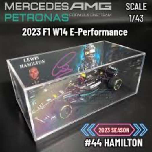 Mercedes AMG W14 F1 #44 L.Hamilton 2023 1/43 Bburago NEW+boxed #6150 instant wheels