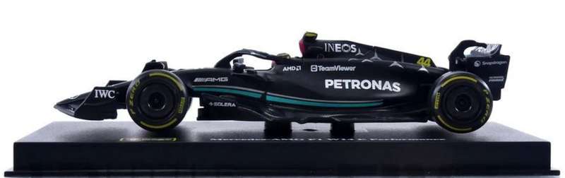 Mercedes AMG W14 F1 #44 L.Hamilton 2023 1/43 Bburago NEW+boxed #6150 instant wheels