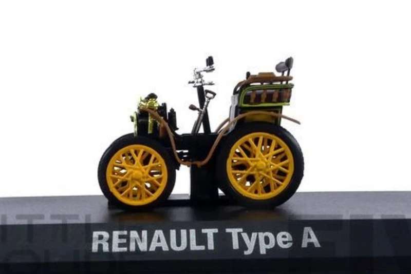 Renault Type A 1898 brown/yellow 1/43 Norev NEW+boxed #6151 instant wheels