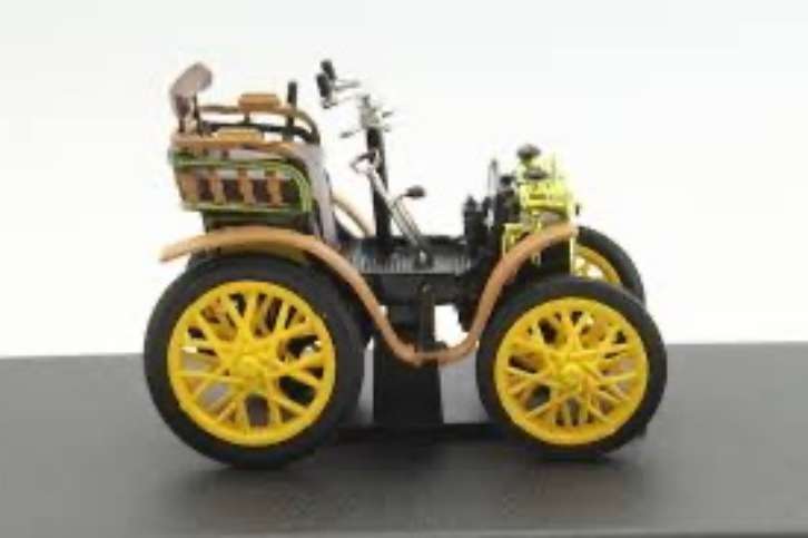 Renault Type A 1898 brown/yellow 1/43 Norev NEW+boxed #6151 instant wheels
